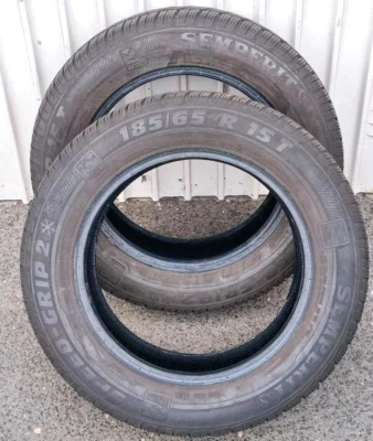 2x Semperit Speed Grip 2 185 65 15 88T Winterreifen M+S 2x 7,5mm - Bild 1 von 4