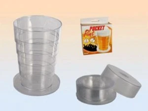 Faltbecher, Becher, Kunststoff Becher / Plastik Becher - Bild 1 von 1