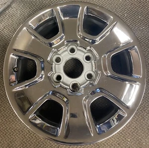 2014-2016 GMC SIERRA 1500 Pickup Factory Chrome Alloy Wheel 18” Rim 5648 GM OEM - Picture 1 of 5