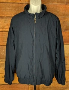 Vtg Prince Sportswear Windbreaker Jacket Jogging Track ~mens L~Navy Blue - Picture 1 of 10