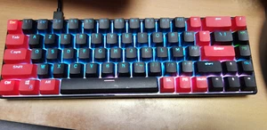 Clavier Gaming Mécanique RGB Personnalisable 60% - Switch Bleus - Photo 1/4
