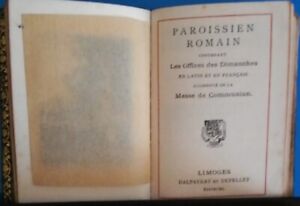 Libro Paroissien Romain Fine ‘800 OFFERTISSIMA (LF06) Come da foto