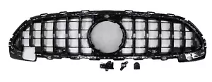 Fit For 22-on Mercedes Benz C-Class W206 S206 A Front Grille Glossy Black G Look - Bild 1 von 2