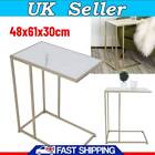 Modern C-Shaped Sofa Side Table Coffee Snack Table Laptop Stand Over Bed End