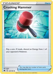 Crushing Hammer (125/159) (Reverse Holo) Crown Zenith - Pokemon TCG [Near Mint] - Picture 1 of 1