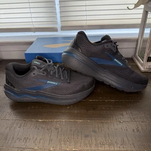 Brooks Running Shoes - 2024 Ghost Max 2 Black Blue Sapphire - Sz 10D Mens - Picture 1 of 8
