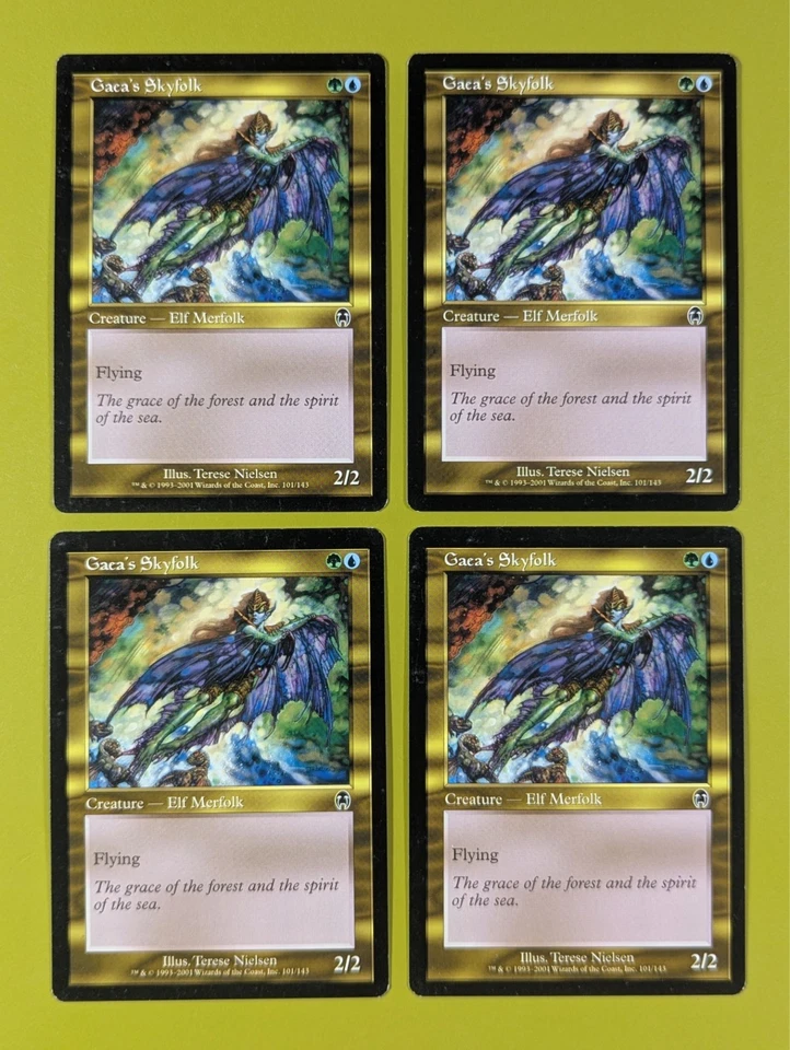 Gaea's Skyfolk x4 Apocalypse 4x Playset Magic the Gathering MTG - Image 1 of 1