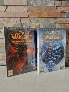 World of Warcraft: Cataclysm & Wrath Lich King PC CD Rom - NUEVO/SELLADO. - Imagen 1 de 2