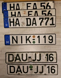 Nummernschilder Autoschilder Kfz Kennzeichen Ungarn #11 - Bild 1 von 1