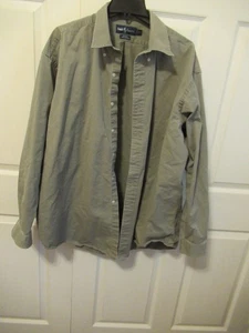 CL) Mens Blake 100% Cotton Kahki Ralph Lauren Button Up Shirt 2xl XL - Picture 1 of 8