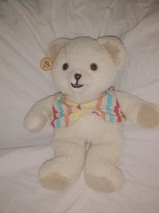 Vintage Russ Snuggle Plush Bear Stuffed Animal 1986 Advertising 80s - Picture 1 of 6