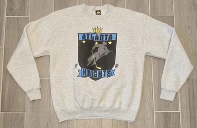 Sudadera Atlanta Knights Vintage Thrashers IHL Hockey Gris Talla XL Hecha en EE. UU.  Foto 1 de 4