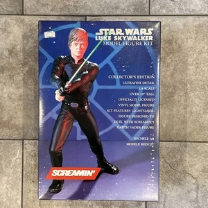 Star Wars Luke Skywalker Screamin’ 1/4 Scale Vinyl Model Kit #3010 - Unbuilt - Picture 1 of 6