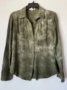 Neu Cotton Gaze Anthropologie Cloth & Stone Button Down Shirt Gr. S - Bild 1 von 5