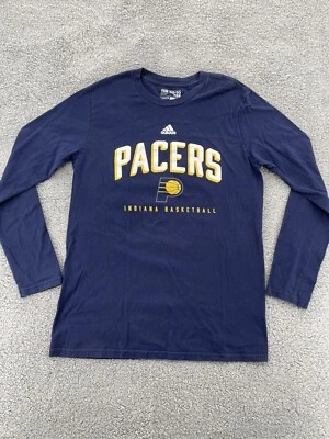 Indiana Pacers Camisa YXL Juvenil Extra Grande Azul Marino Camiseta Manga Larga Adidas Niños Foto 1 de 4