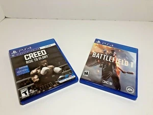 PS4 Games LOT:  Creed Rise to Glory + Battlefield 1 - Picture 1 of 4