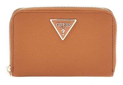 GUESS monedero Laurel SLG Medium Zip Around Wallet Cognac - Imagen 1 de 3