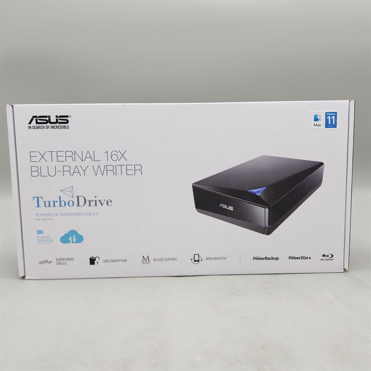 ASUS Blu-ray BD-RE Dual Layer DVD-RW CD, DVD & Blu-ray ASUS Blu-ray BD-RE Dual Layer DVD-RW CD, DVD & Blu-ray