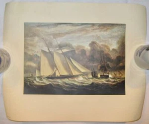 Assembly Of The West India Squadron Vintage Art Print John Christian Schetky (O) - Picture 1 of 6