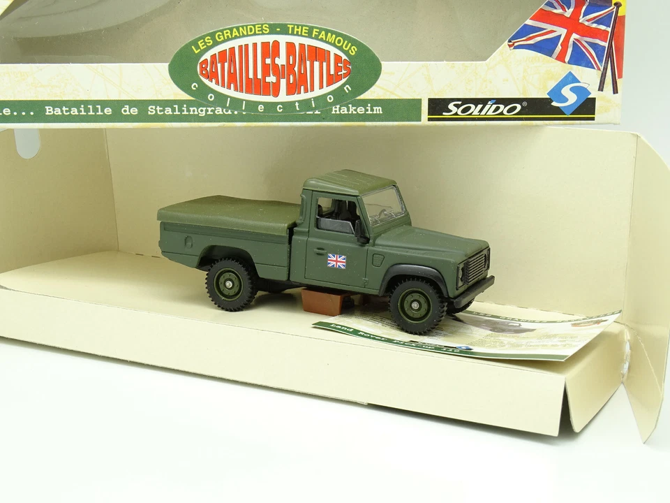 Solido Military 1/43 - Land Rover Defender Pick Up British Army 6130 - Image 1 of 1