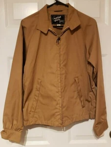 Chaqueta/Rompevientos Vintage English Squire Beige/Caqui Para Hombre Años 70 Talla 36 Nueva Con Etiquetas - Imagen 1 de 7