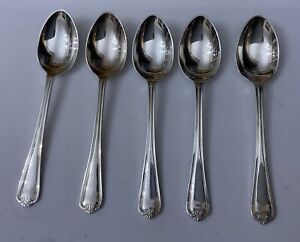 J.S.S  5 Jesmond 12.5cm Sheffield Silver Plate EPNS Teaspoons Tea Spoons Cutlery