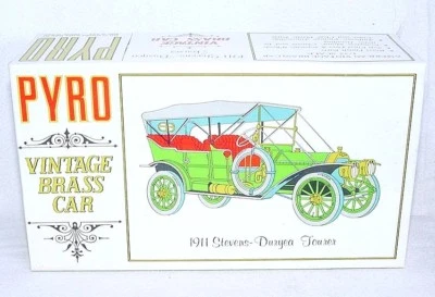 Pyro USA, 1:32 STEVENS-DURYEA TOURER Vintage Brass Series Model Car Kit MIB`67 - Image 1 of 4