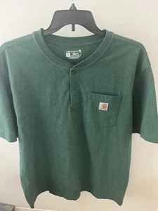 Carhartt Hombre Calce Suelto 3 Botones Verde Bolsillo Talla XL - Imagen 1 de 5
