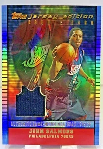 John Salmons 2002-03 Topps Jersey Edition je JRS Rookie Card 76ers Game Worn NBA - Picture 1 of 2