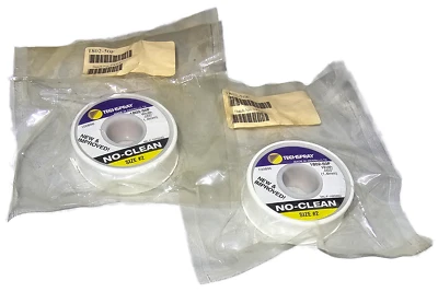 Techspray 1802-50F No-Clean #2 Desoldering Braid, 50' x 1.4mm, Pack of (2), NEW