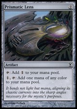 MTG magic cards 4x x4 Light Play, English Prismatic Lens Time Spiral