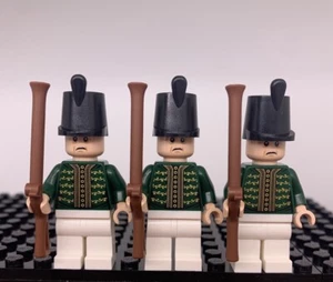 LEGO French Soldier Napoleonic Wars Minifigure Lot of 3 (100% Genuine LEGO) - Picture 1 of 2