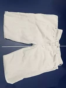 Levi Strauss 505 Cream Corduroy Regular Fit Straight Leg Size 32x34 Pants - Picture 1 of 16