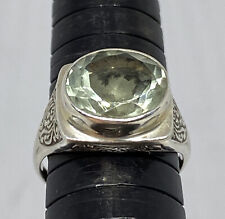 Milo Green Amethyst 925 Sterling Silver Fine 5.5g Ring Size US 8