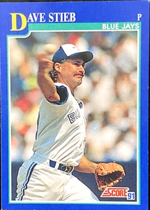 Dave STIEB 1991 Score #30 Toronto Blue Jays - Picture 1 of 2