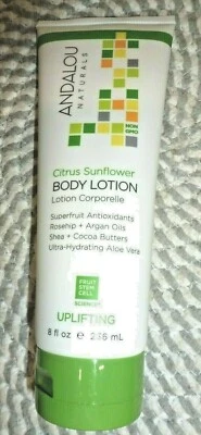 ANDALOU ~ ~ ЦИТРУСОВЫЙ ПОДСОЛНЕЧНИК ~ ~ ПОДНИМАЯ ЛОСЬОН ДЛЯ ТЕЛА 8 УНЦИЙ ЗАПЕЧАТАННЫЙ! 88 - Изображение 1 из 2