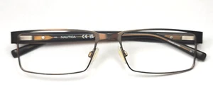 NAUTICA N7338 210 005 MATTE GUNMETAL AUTHENTIC FRAMES EYEGLASSES FRAME 55-17-140 - Picture 1 of 12
