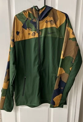 NEW Men's Nike Dri-Fit Flex Camo Full-Zip Training Jacket BV4492-375 Size S - Image 1 of 4