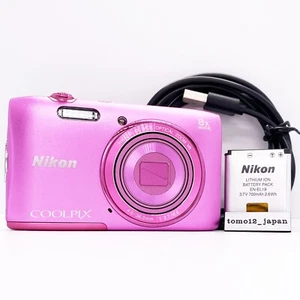 Cámara digital compacta Nikon COOLPIX S3600 rosa 20,1 MP 8x zoom óptico envío en 1 día - Imagen 1 de 13