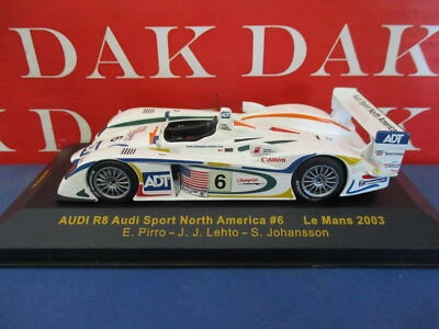 Die cast 1/43 Modellino Auto Audi R8 Audi Sport North America 24H Le Mans 2003 - Immagine 1 di 4