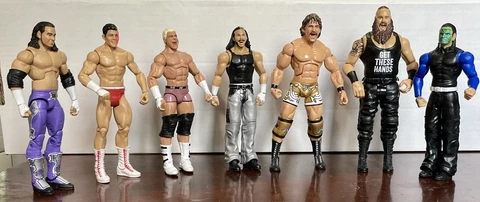 WWE Wrestler action figures lot: Dolph Ziggler, Jeff Jarret, Cody Rhodes, more Cover