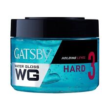 Gatsby Water Gloss Hard, Haargel, Blau, 300 g / 10,58 oz (1 Stück)