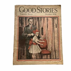 Vintage Good Stories Women's Magazine Oct 1932 Advertising Quack Medicine Tips - Picture 1 of 9