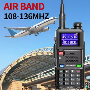 Talkie-Walkie Largo Alcance UV-5RH 15W AM/FM Radioaficionado Bidireccional Ca... - Photo 1/20