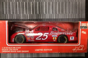 RACING CHAMPIONS 1/18 NASCAR SERIES #25 BUDWEISER KEN SHRADER RACE CAR 09401 F/S - Picture 1 of 10