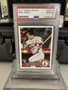 MIKE TROUT PSA 10 BASEBALL MYSTERY PACK -- HOT 25+ CARDS, GUARANTEED 3 HITS - Picture 1 of 2