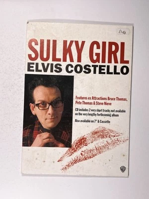 Elvis Costello Standee SHop Display Sulky Girl Original Promotion 1994 - Image 1 of 4