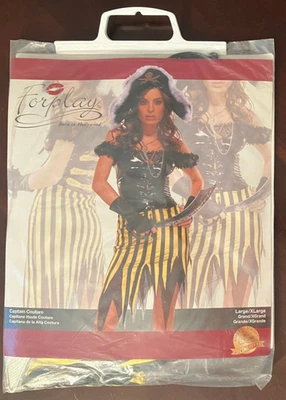 Forplay Sexy Pirate Captain Halloween Costume Size: L/XL - Image 1 of 4