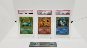 PSA 10 Pokemon Classic Japanese Charizard Blastoise Venusaur Set of 3 GEM MT JP - Picture 1 of 10