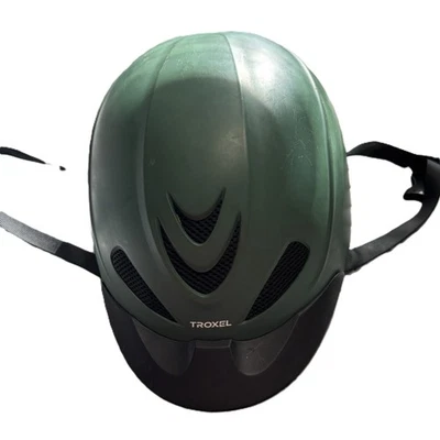 Troxel Liberty Riding Helmet Flip Fold Adjustable Horse Equestrian Green XL - Image 1 of 4